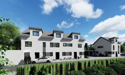 Neubau Reihenhaus mit Wärmepumpenheizung